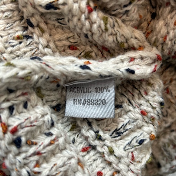 C.C Ponytail Beanie - One Size, Confetti Ivory - Picture 4 of 7